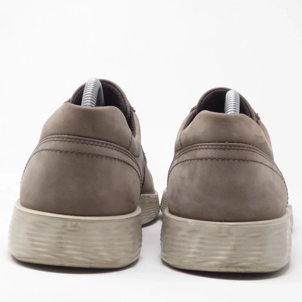 ECCO Mens S-Lite Hybrid Derby Shoes Taupe Leather Lace Up 42 / 8-8.5
